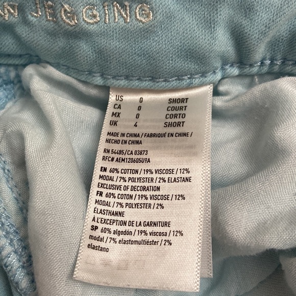 American Eagle Outfitters Super Super Stretch Jegging Jeans Size 0 Short - Picture 9 of 11